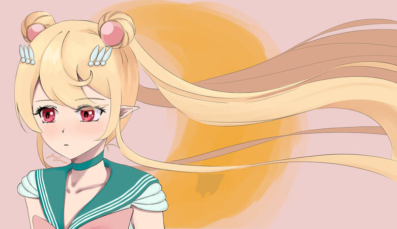 @PomuRainpuff as Sailor Moon